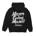 ザ・チャレンジ グッズのNEVER ENDING MUSIC ウェア パーカーの裏面