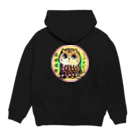 猫ドМさん専用猫グッズのお店　びーにゃんくらぶのニャマビエ～疫病退散～ Hoodie:back