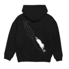 AURA_HYSTERICAのCat_Walking Hoodie:back