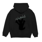 のらぬこさんのねこおばけ Hoodie:back