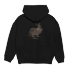 Jackalope Houseの【背面】未確認動物 パーカーの裏面