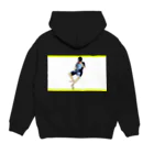 深夜のお絵かきクラブの朝コーヒー男子 Yellow （限定10品） Hoodie:back