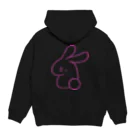 Griffin六三のRabbit Hoodie:back