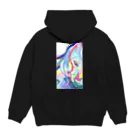 ちよこ。の生きたい Hoodie:back