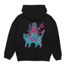 日本どうぶつの会のインドの神様ドゥルガー パーカー Hoodie:back