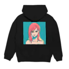 桃香庭-tokatei-の欠落 Hoodie:back