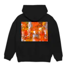 / kapppa /のSunset and background Hoodie:back