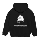 くらきち ONLINE SHOPのねこタイツ おすわり Hoodie:back