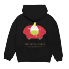 くらきち ONLINE SHOPのねこタイツ キング Hoodie:back