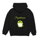 どるちぇ＊うさぎの《ネオンシリーズ》＊I love yellow green*みけ＊ Hoodie:back