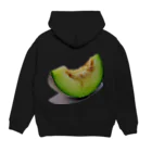 でおきしりぼ子の実験室のMELON-Ready to eat. Hoodie:back