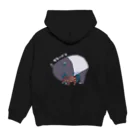 ちゃこぺん（SUZURI店）のマレーバク Hoodie:back