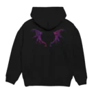 みあまゆあの悪魔ローズ・翼 Hoodie:back