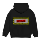 ドット絵アイテムのハート Hoodie:back