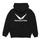 HAMMOCK HOLICの白ロゴシリーズ Hoodie:back