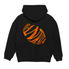 BANKSIAのBANKSIA 魚眼ロゴ Hoodie:back