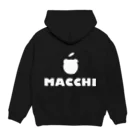 MACCHIのMACCHIパーカー　白 パーカーの裏面