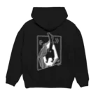 パントロビンのパントロビン　穴 Hoodie:back