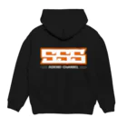 青キング・チャンネル公式SHOPのSSS（濃色） Hoodie:back