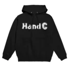 HandC のHandC  ロゴ ホワイト パーカー