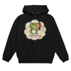 柳の下工房 SUZURI SHOPのかっぱ親子B Hoodie