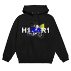 The evening starsのH1nar1 ブラック Hoodie