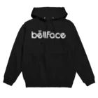 bellFaceのbellFace（白ロゴ） Hoodie