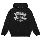 BURIKI'N RECORDSのブリキン定番ロゴ(ホワイトロゴ) パーカー