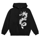 TO-ROON【NOTORO Tシャツ工房】の昇竜・黒龍・トライバル・白抜 Hoodie