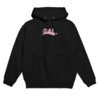 秋桜のギャル　スポーツブランド風ロゴ Hoodie