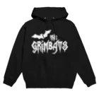 GRIMWORKSのTHE GRIMBATS logo-1 White パーカー