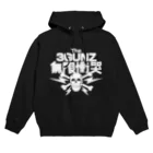 BlackRedCheeZのThe3Gunz／Rock'n'Roll Homage v3 Hoodie