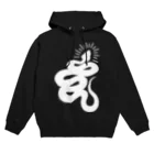 原ハブ屋【SUZURI店】のCheck Snake Head（A-SE） Hoodie