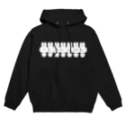 こつｗのおみせの量産うさぎ 整列 Hoodie