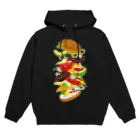 日下田のフォーリングハンバーガー Hoodie