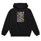 結華の障害者アート 手描きイラスト カラフル Hoodie