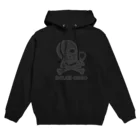 DOLCEOSSOのDOLCE OSSO ”ドルチェ オッソ" アッシュブラック Hoodie