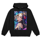 Rapitesu_AI_officialの「花の中の美 - レースの少女」 Hoodie