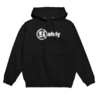 Safelyの目玉ピラミッド君　Black Hoodie