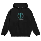 NPO法人LARGOのLARGO 服　黒白 Hoodie