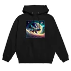 のんびりアート工房の宇宙風 Hoodie