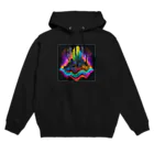 のんびりアート工房のサイバーパンク都市 Hoodie