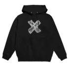 Vamp ModeのLogo (BLACK)＆ Back print Hoodie| Duct tape パーカー