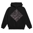 ANKO PRODUCTの和スイーツ井桁仕切 うす紫 Hoodie