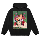 笑う動物の今夜も夢想花 Hoodie