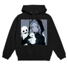 surumeneko52のするめ猫心霊スポット専用グッズ　強気な女の子 Hoodie