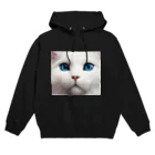 Mystic Blueの猫のMystic Blue Hoodie