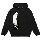 水墨絵師 松木墨善の墨羽根背面落款 Hoodie