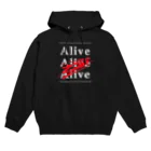 #hashtagの#ALIVEALIVEALIVE パーカー