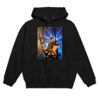 HELL DUMP人造人間SHOPの後光ライトニングサタン鈴木 Hoodie